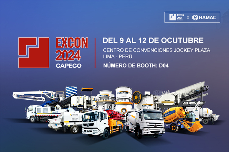 HAMAC le invita a unirse a nosotros en
                  Construction EXCON 2024 CAPECO